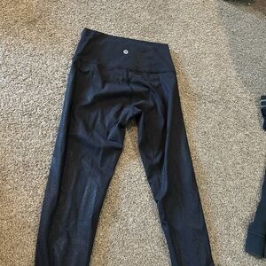 black lulu lemon leggings